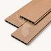 Velufence Composiet Rabatdeel Teak Brown 180x16,5x2,1   werkende breedte 15cm