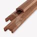 Afdeklat Schutting Hardhout 180cm piramide