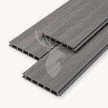 Velufence Composiet Rabatdeel Dark grey 180x15x2,1