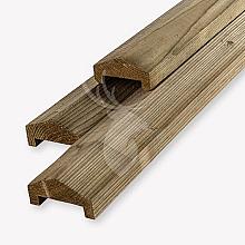 Afdeklat Schutting Grenen 180cm  piramide