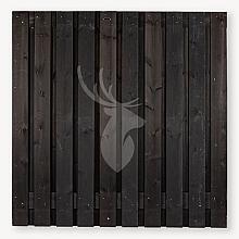 Tuinscherm Garderen Zwart Geïmpregneerd 180x180    21 planks