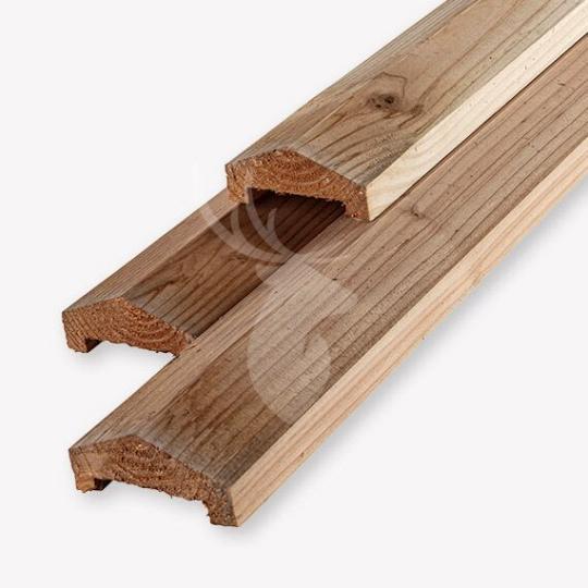 Afdeklat Schutting Douglas 180 cm  piramide